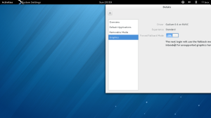 Gnome 3 Settings Details